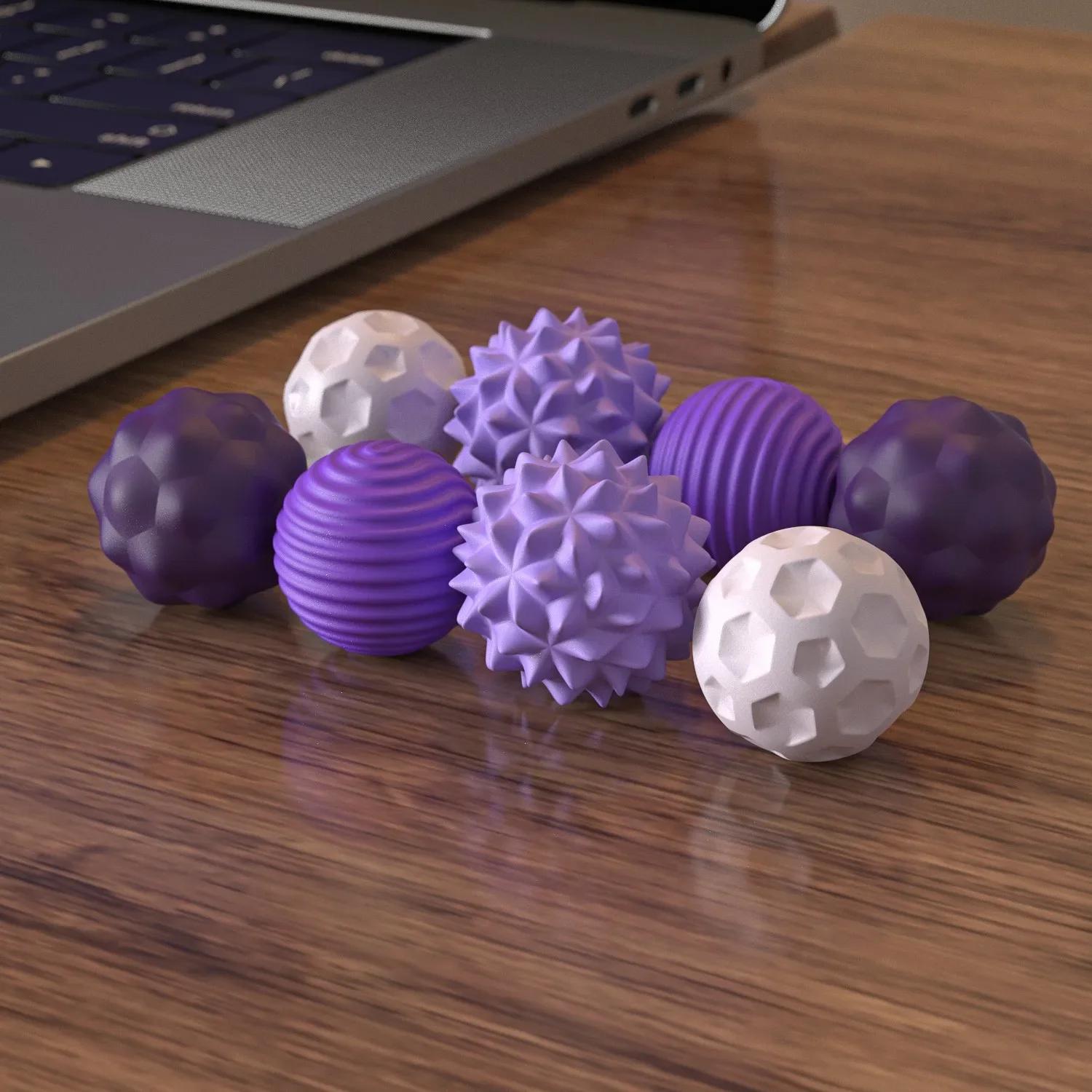 Boules sensorielles magnétiques en Silicone, jouet Fidget, balles d'inquiétude, autisme, apaisant, j