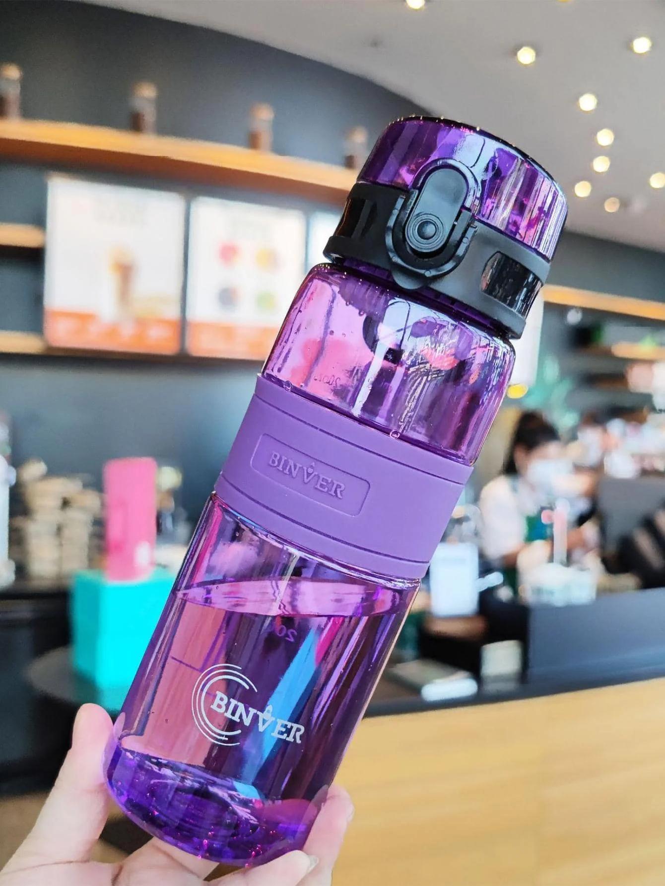 Bouteille d'eau de sport de 500ml, tasse en plastique Portable anti-fuite, verres avec filtre à thé,