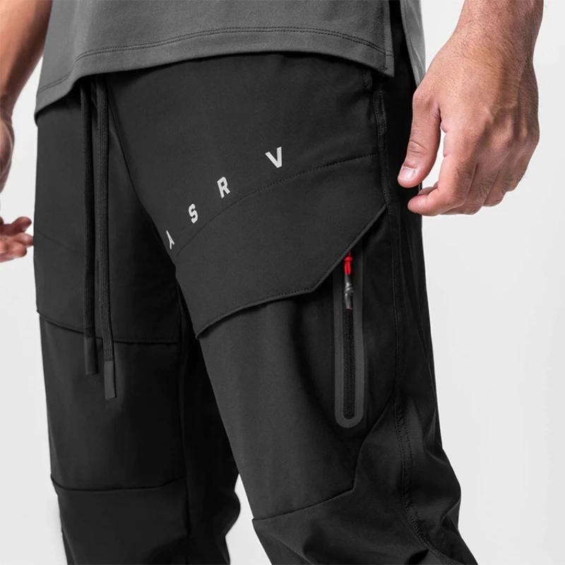 Pantalon de jogging cargo multi-poches à séchage rapide pour homme – Idéal pour la gym, le fitness, 