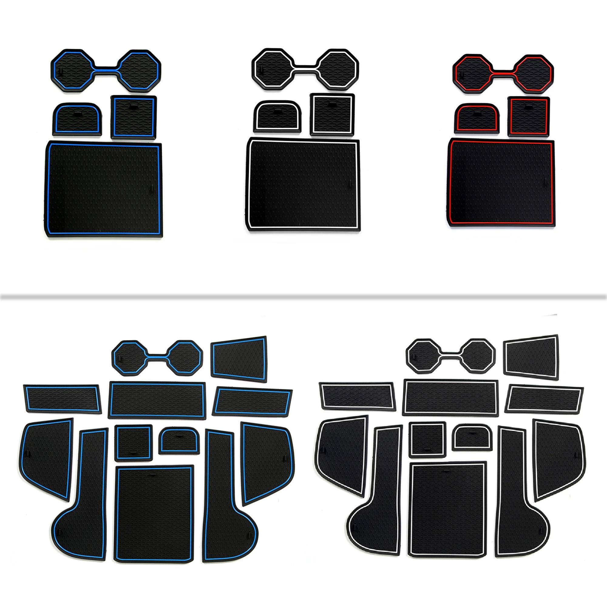 12 pièces pour VW Volkswagen POLO MK6 AW 2018 - 2025 Tapis antidérapants pour fentes de porte et por