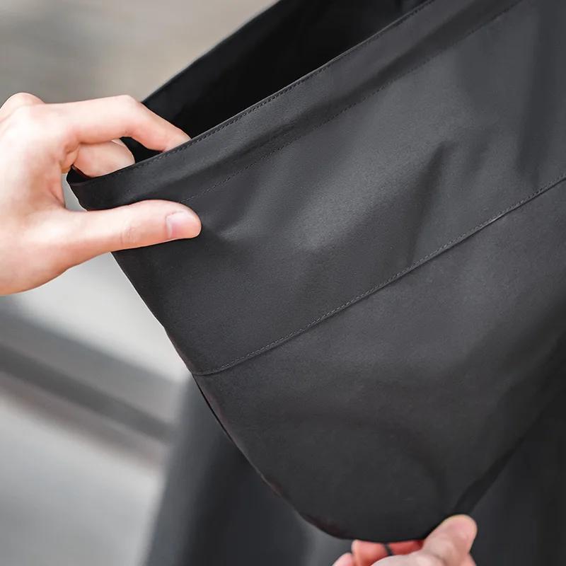 Maden décontracté en plein air multi-poches à capuche hommes vestes printemps automne coupe-vent amp