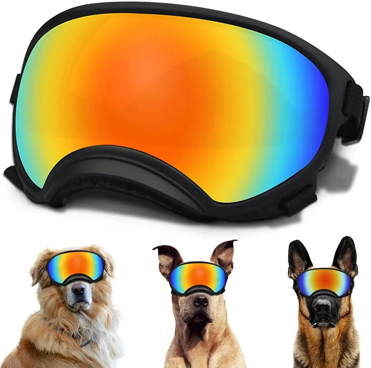 ATUBAN lunettes pour chien lunettes pour animaux de compagnie Anti UV forte résistance aux chocs rég