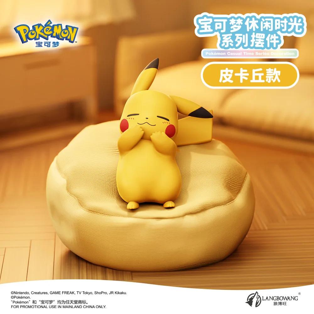 6 Styles Pokemon Pikachu Meowth Rowlet Charmander Gonbe figurines sommeil étoilé rêve série figurine