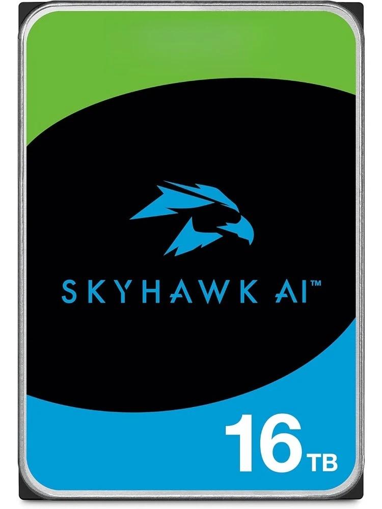 Skyhawk AI 16 To disque dur interne vidéo HDD – 3,5 pouces SATA 6 Gb/s 256 Mo de cache pour système 