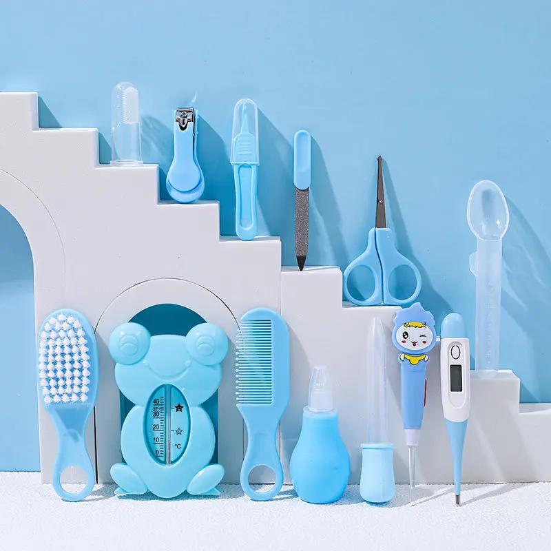 Kit de soins pour bébé 13 pièces/ensemble, ensemble de soins capillaires et ongulaires pour enfants,