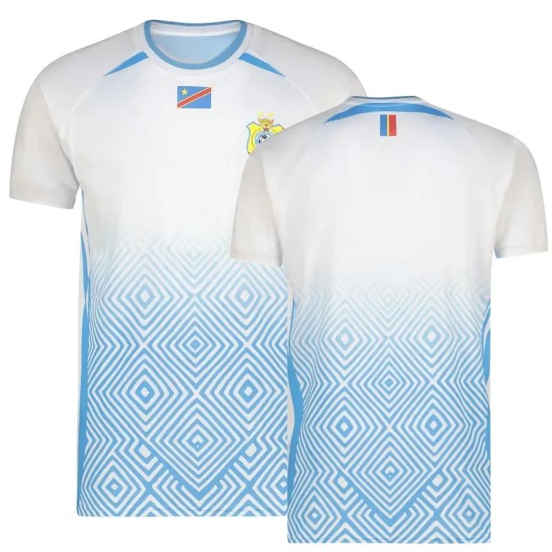Nouveau Maillot de Football DR Congo 2026 Unisexe Été Respirant Séchage Rapide Léger T-shirt Sportif