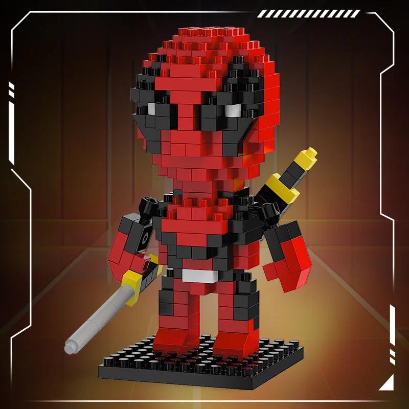 Marvel légendes blocs de construction lega Deadpool Spider Man blocs de construction Iron Man Loki p