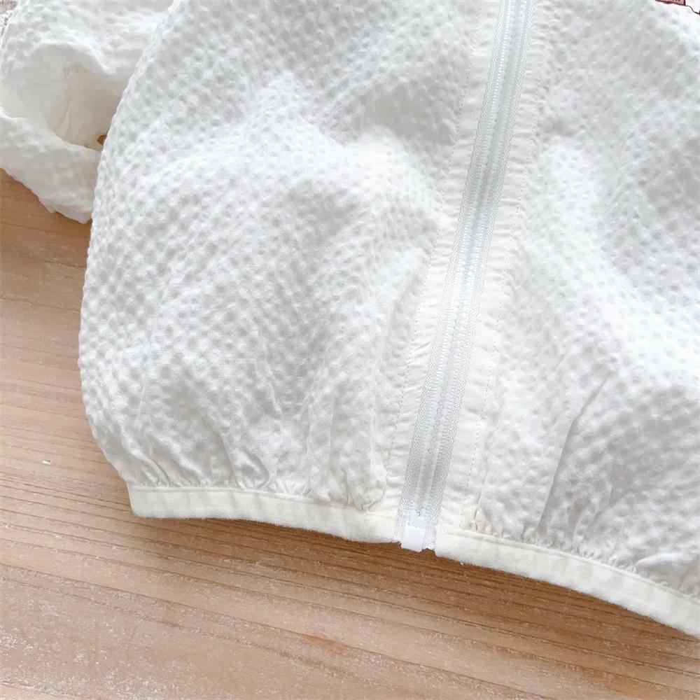 Manteau de Protection Solaire pour Bébé Fille et Garçon, Mignon, Respirant, Climatisé, Vêtements d'A