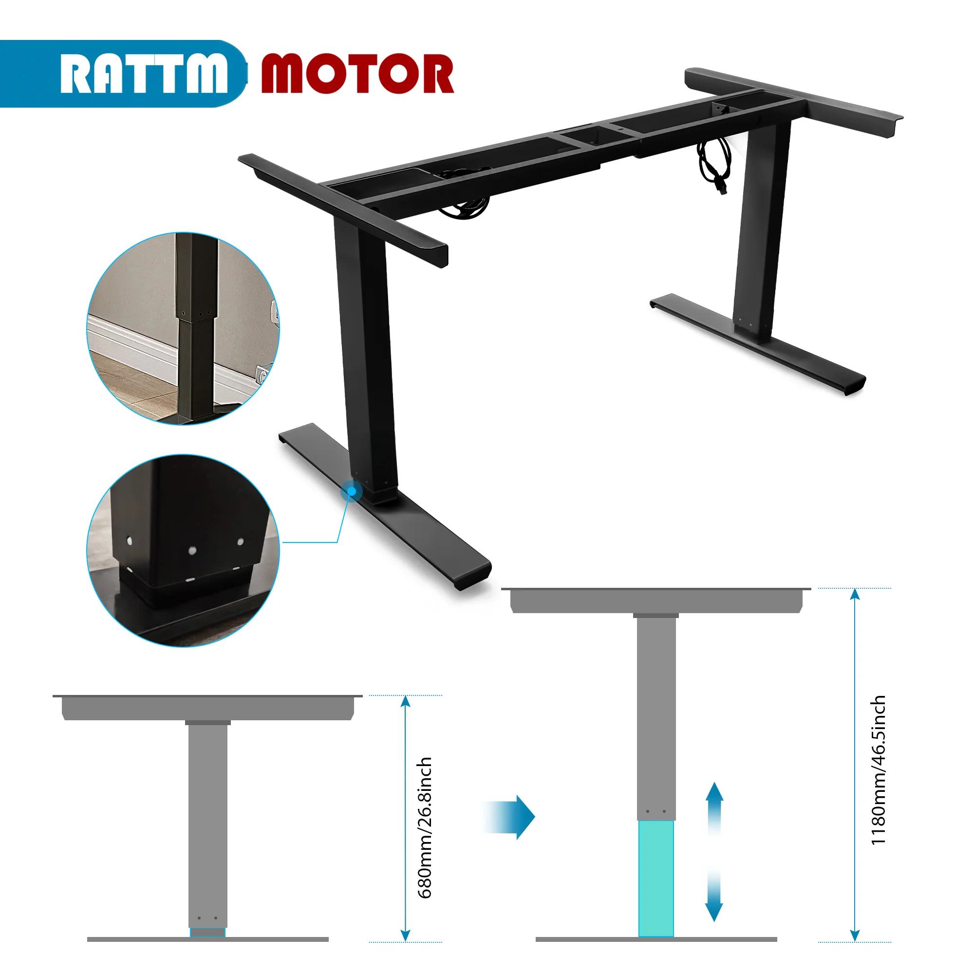 【Stock ue】MOTEUR RADTM Table élévatrice électrique à double moteur de deux pieds réglable en hauteur