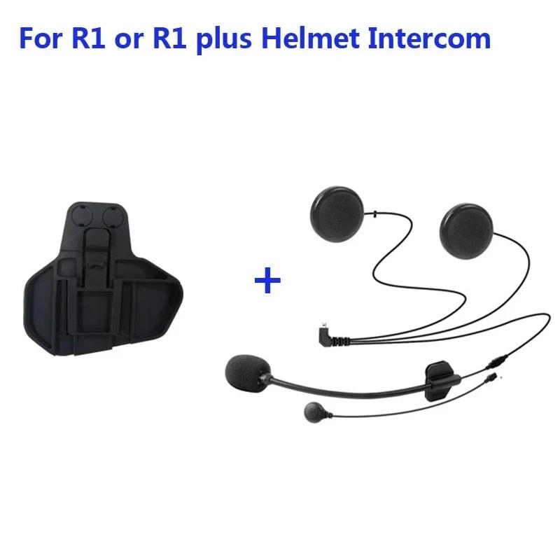 FreedConn – accessoires d'origine, Microphone dur/doux, Clip à 5 broches pour casque intégral/ouvert