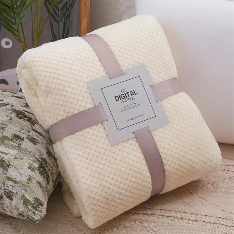 Couverture épaisse en molleton doux pour bébé, couette pour nouveau-né, lange d'emmaillotage, access