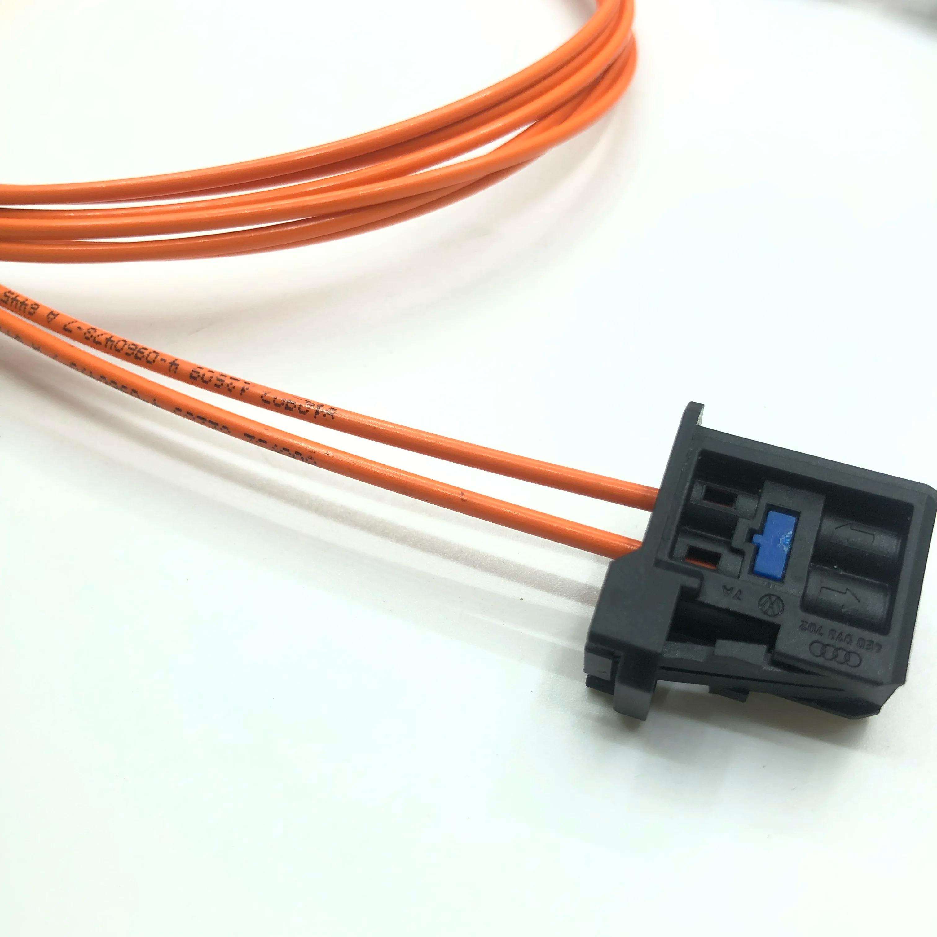 Connecteurs de câble en fibre optique, mâle à mâle, pour Audi, BMW, Mercedes, etc., 120cm, 500cm, no