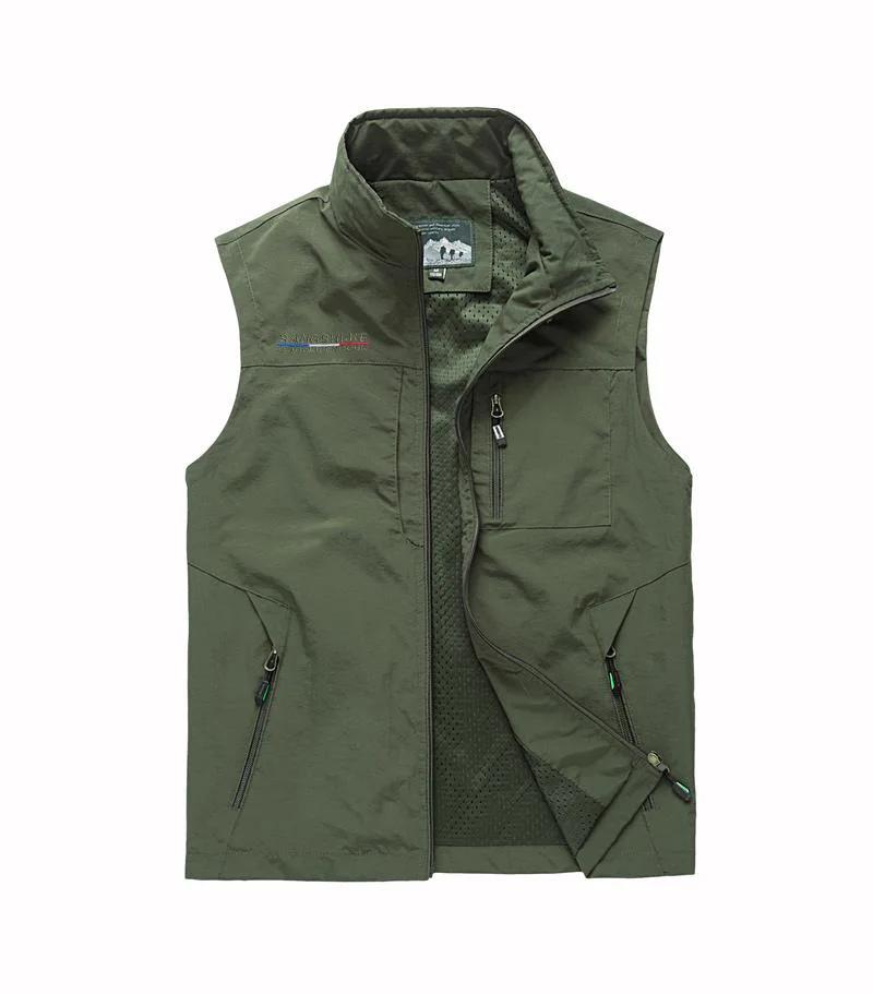 FGKKS 2023 gilets de loisirs en plein air hommes respirant grande poche photographie gilet de pêche 