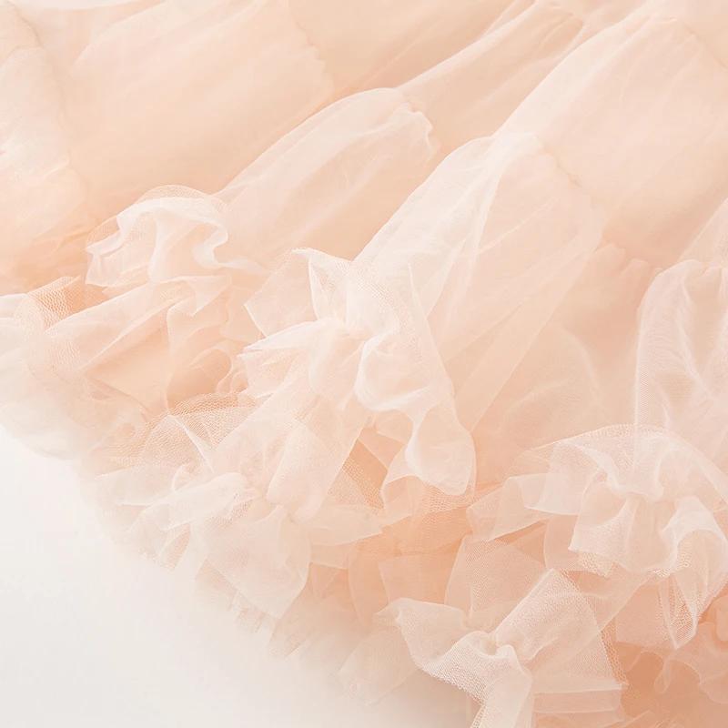 Robe de princesse en maille pour enfants, robes de bébé pour enfants, charme d'irritation, mode douc
