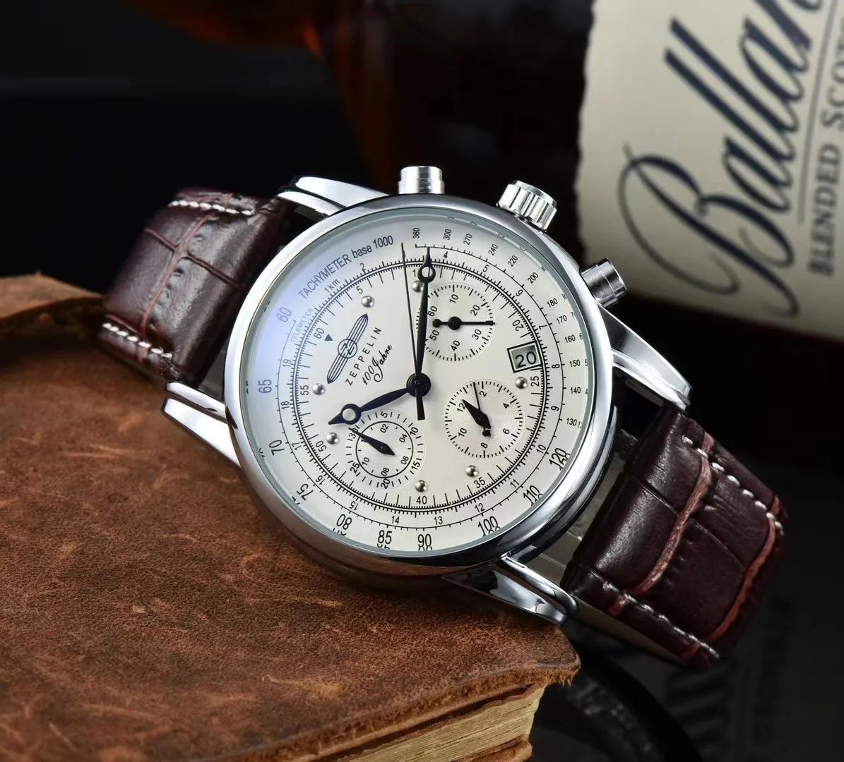 Nouveau Zeppelin Version dirigeable montre commémorative pour hommes rétro affaires loisirs montre p