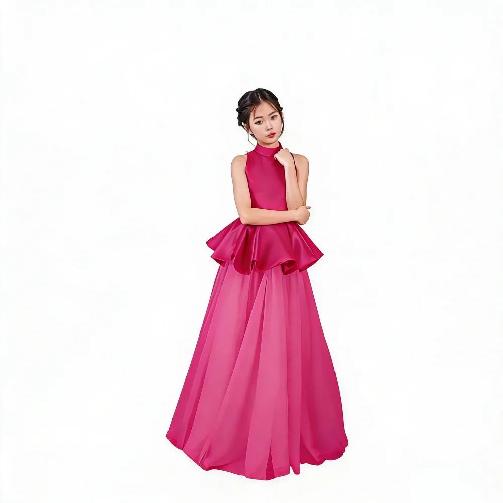 Nouvelle Robe de Soirée Noire pour Filles, Robe de Princesse pour Fête, Spectacle, Anniversaire, Ten