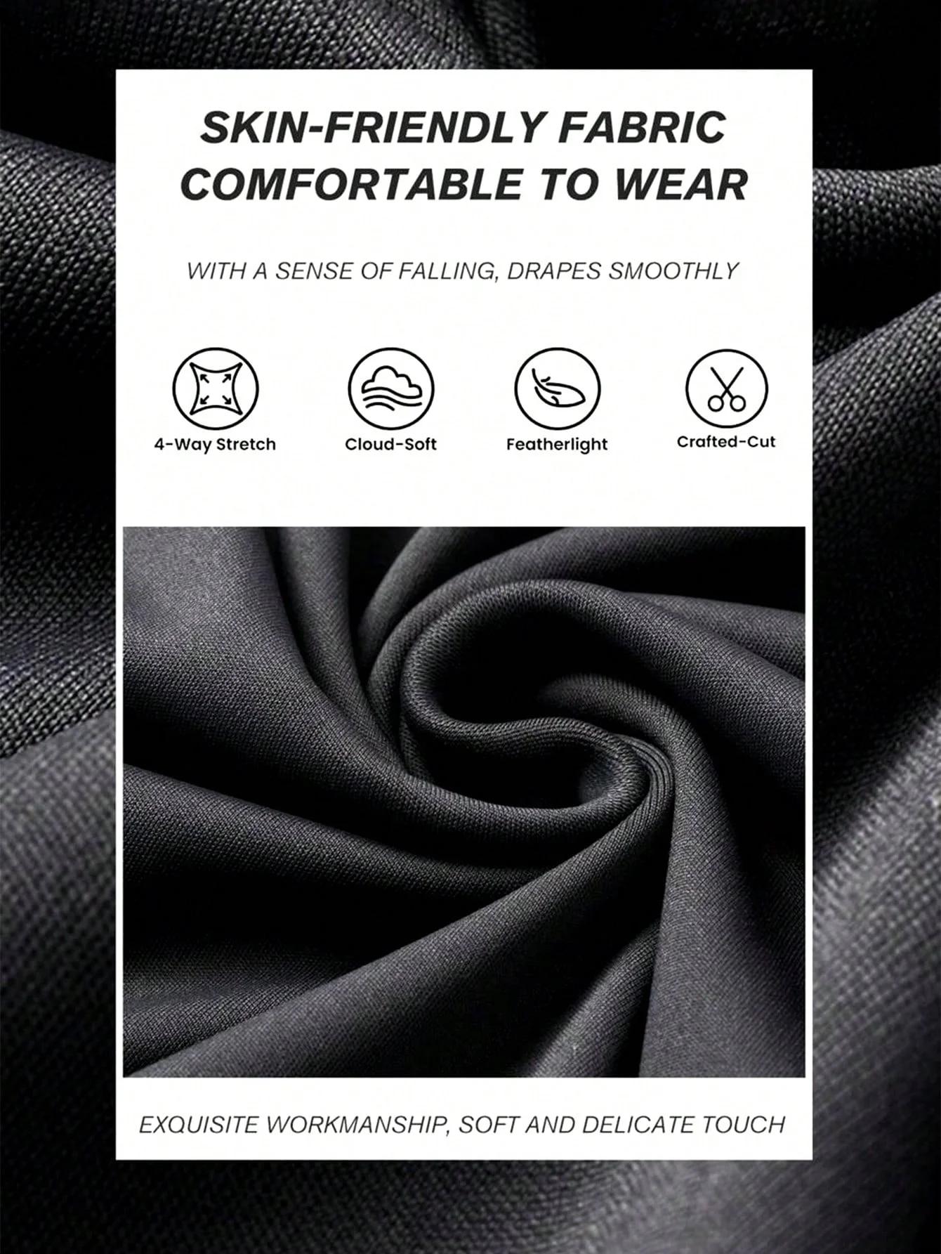 Pantalon noir taille haute à cloche pour femmes, cordon de serrage à la taille, extensible, doux pou