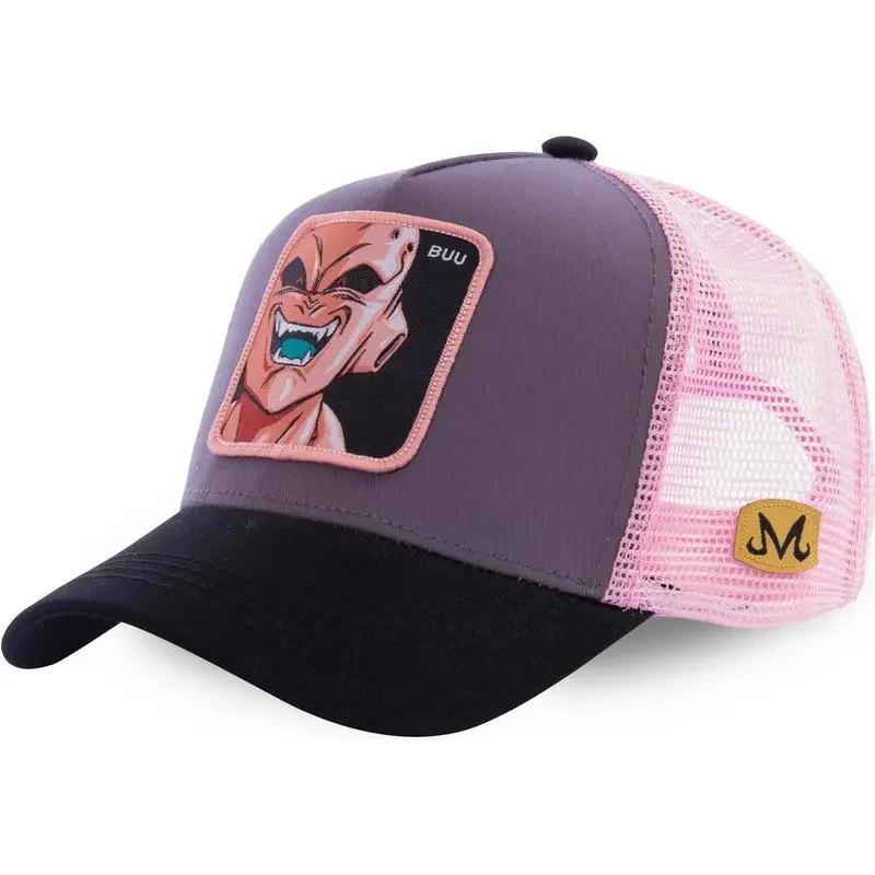 Dragon Ball Buu Goku casquette été voyage casquette à visière hommes broderie Hip-Hop casquette Styl