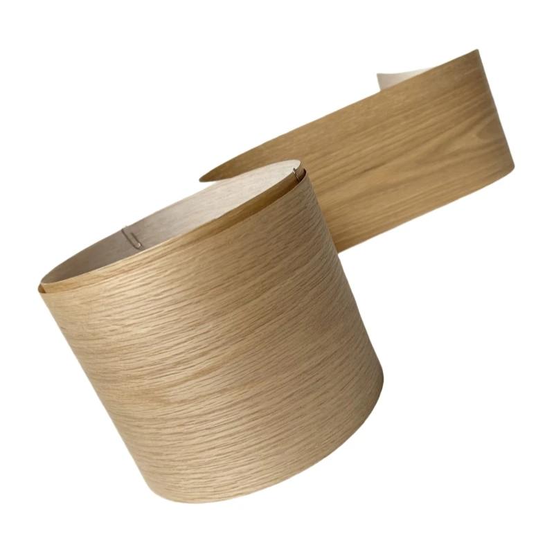 Feuille de placage en bois de chêne blanc naturel, artisanat de placage en bois pour la domination d
