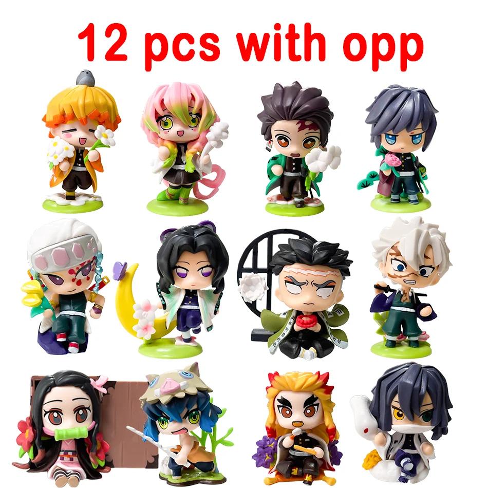 Figurine de dessin animé Demon Slayer Tanjiro Kamado Nezuko, boîte aveugle, statue créative personna
