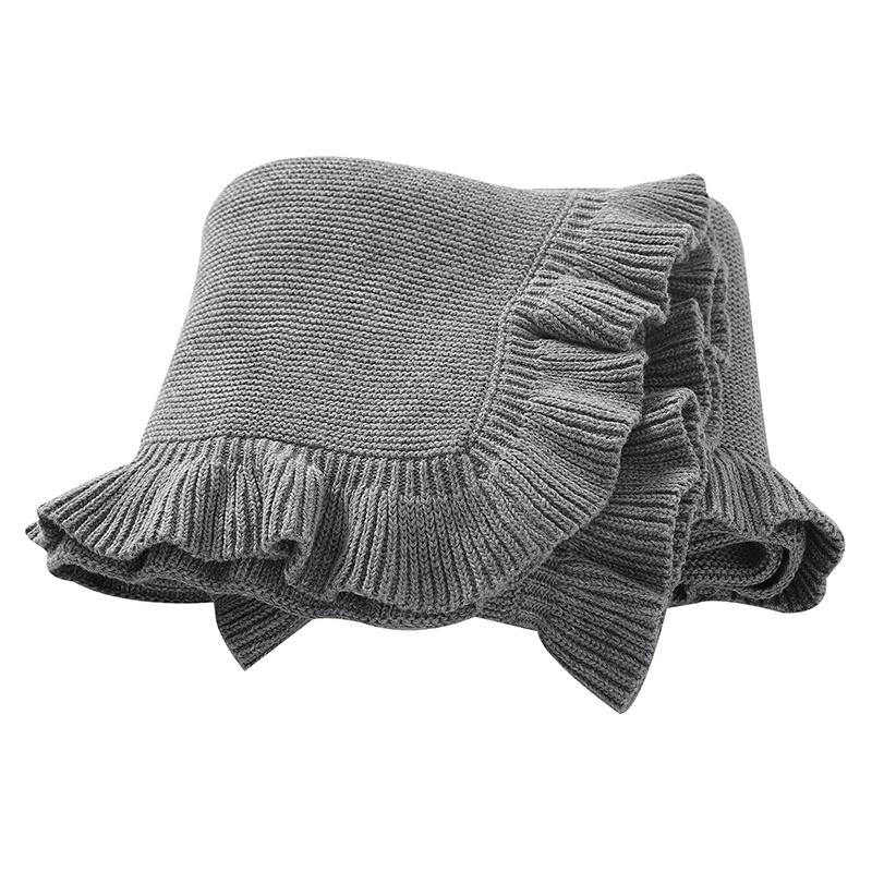 Couvertures en Tricot Solide pour Nouveau-né, Nourrisson, Enfants, Garçons, Bol, Poussette, Pépinièr