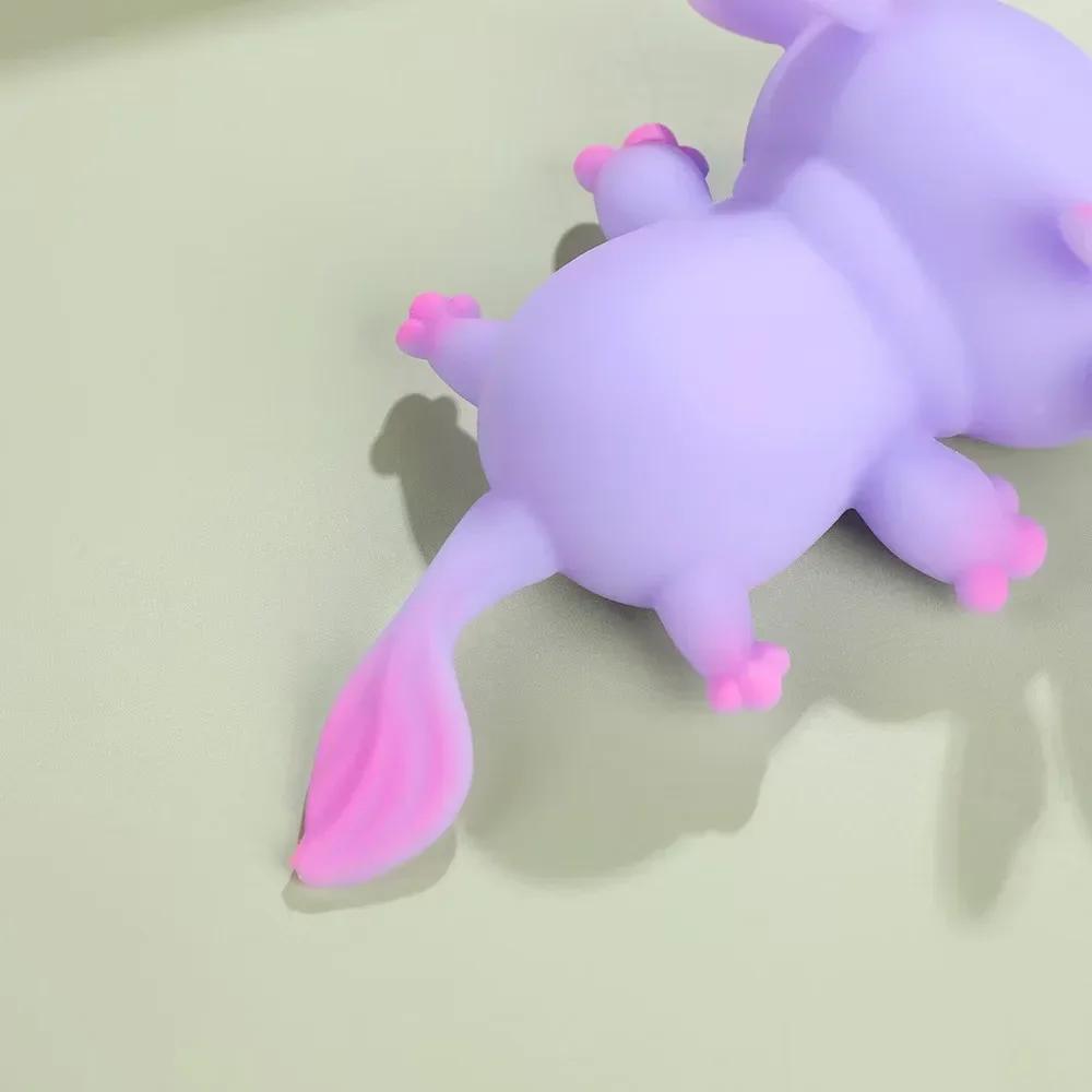Axolotl – balle à presser, poisson mignon, relaxation, dessin animé, anti-Stress, Squishy, soulageme