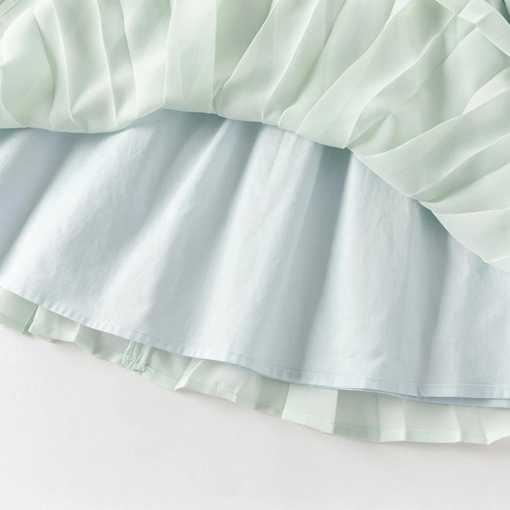 Robes en maille pour enfants Dave Bella, vêtements à manches longues pour filles, automne-printemps,