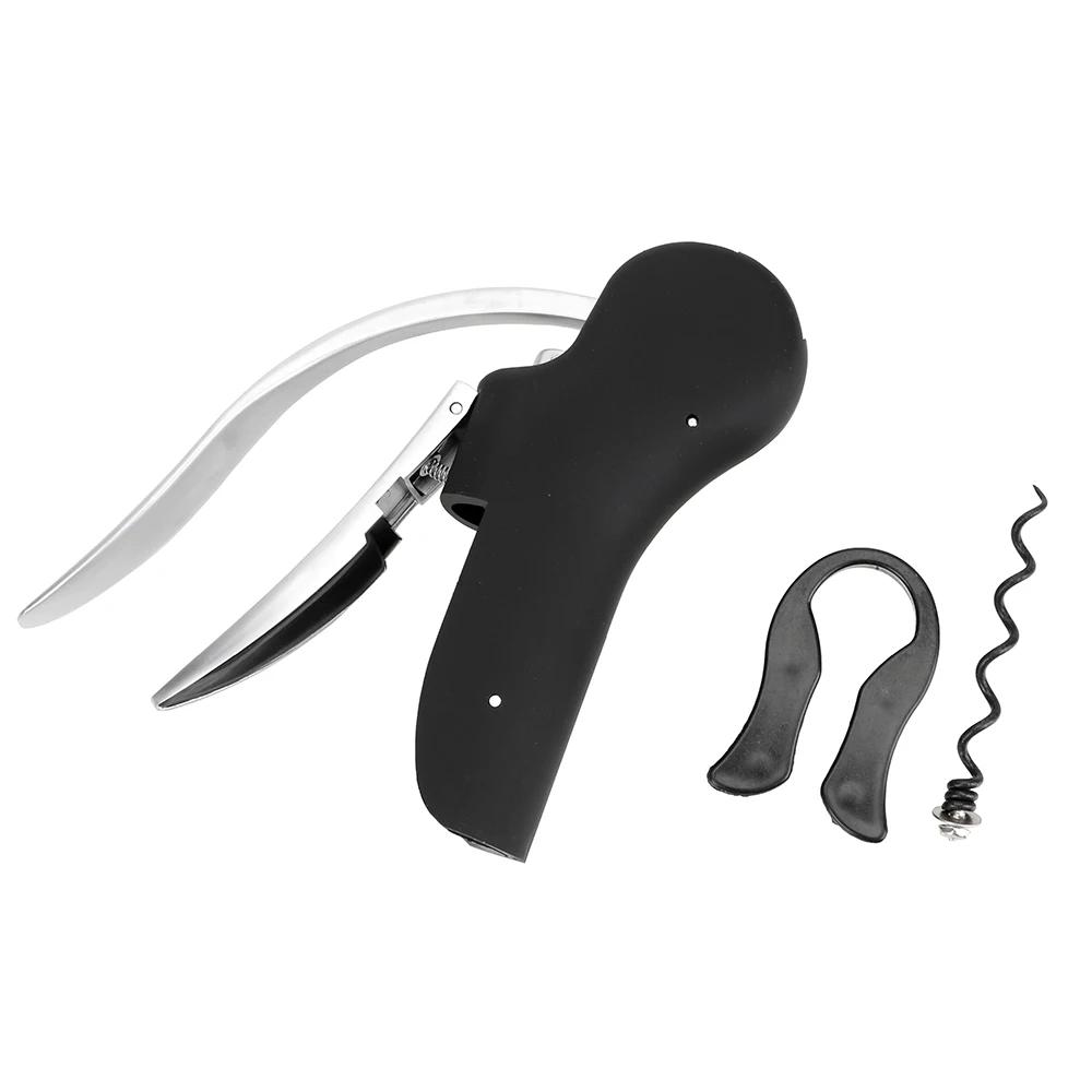 Tire-bouchon à levier de barre de coupe-capsule, ensemble d'outils pour le vin, perceuse à liège, ki
