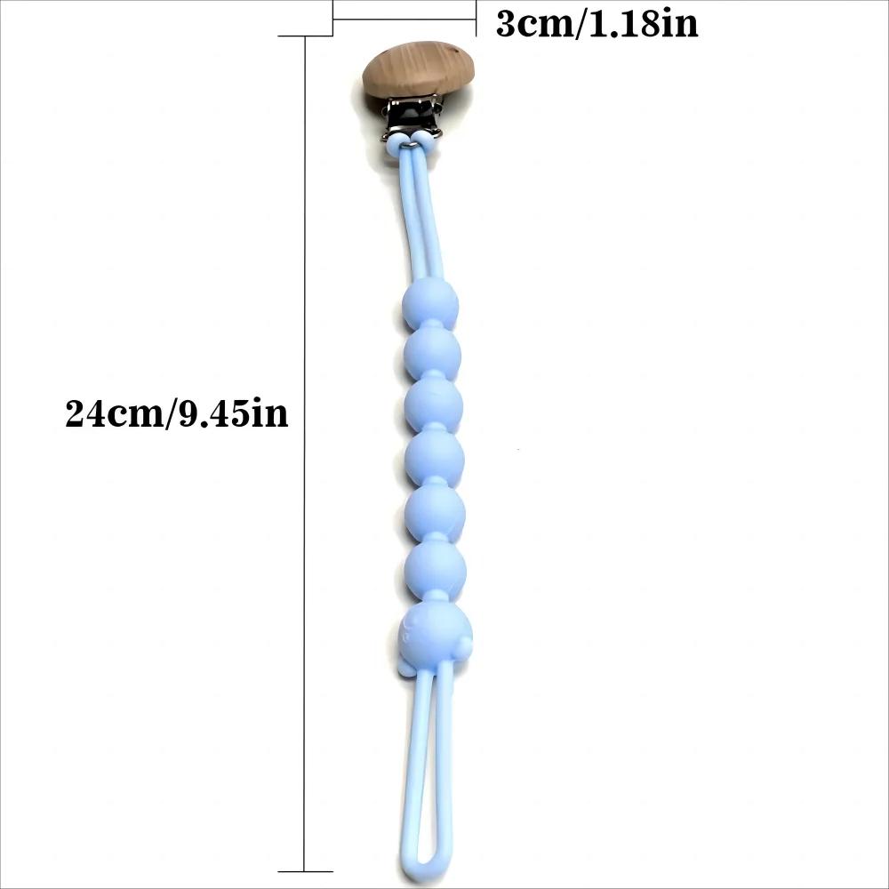 1/9 pièces bébé une chaîne de sucette bébé sucette lanière de qualité alimentaire Silicone dentition