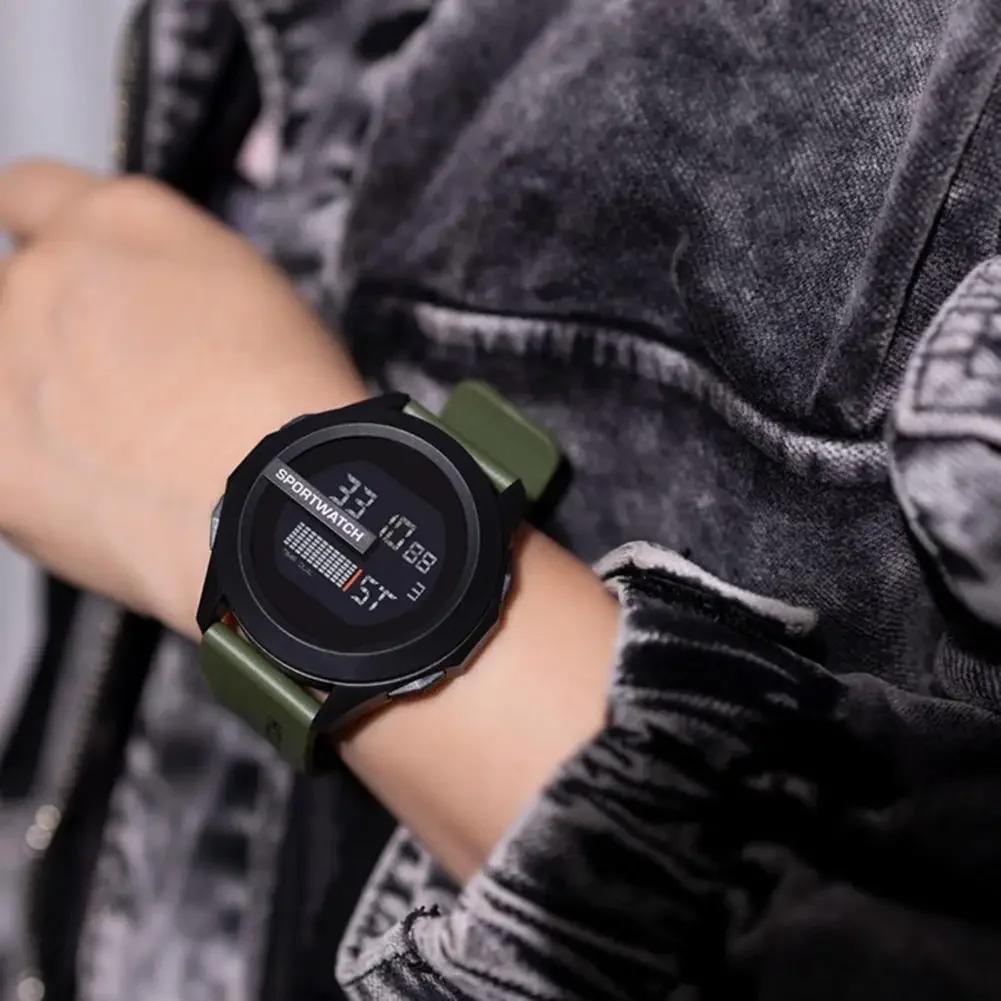 Montres de Sport pour hommes réveil multifonction hommes LED montre numérique étanche Fitness Sport 
