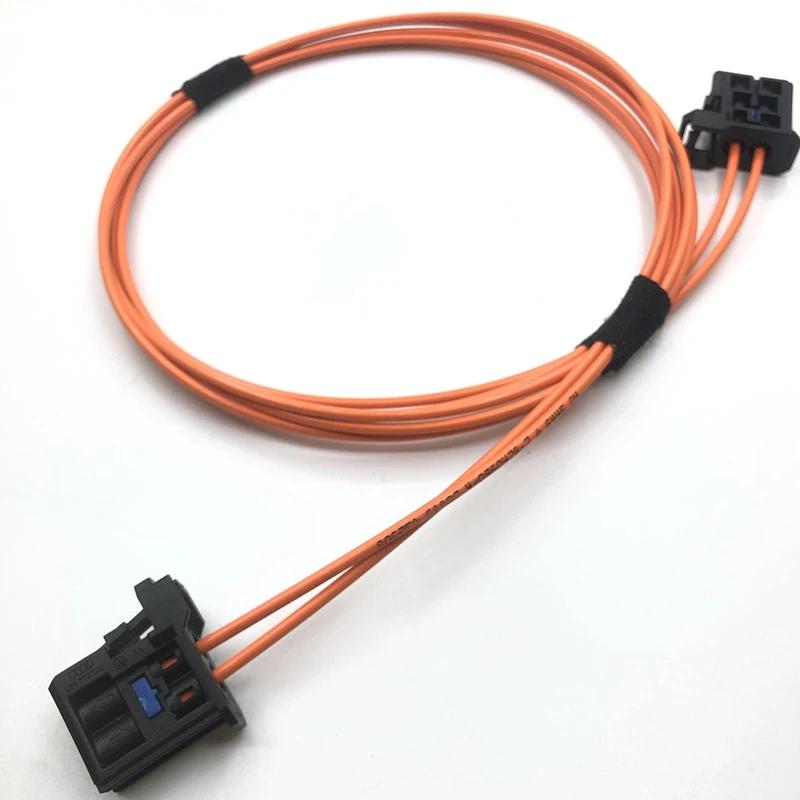 Connecteurs de câble en fibre optique, mâle à mâle, pour Audi, BMW, Mercedes, etc., 120cm, 500cm, no