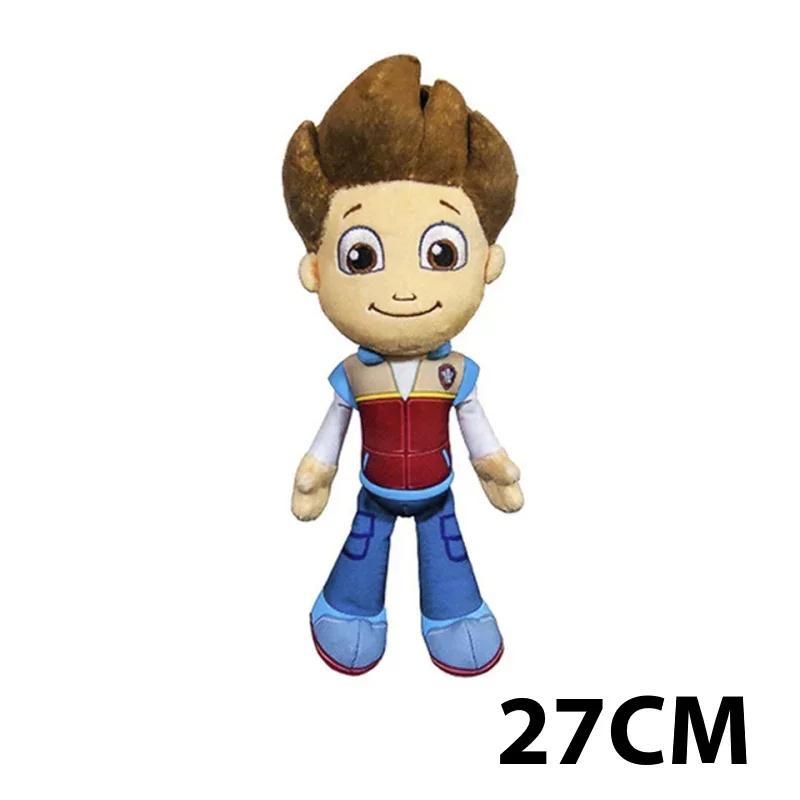 27cm patte en peluche chien Everest Tracker Chase Skye peluche poupée Anime peluche enfants jouets c