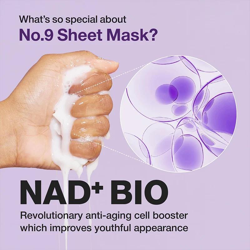 Masque facial complet à levage instantané avec masque raffermissant au collagène peptidique pour une