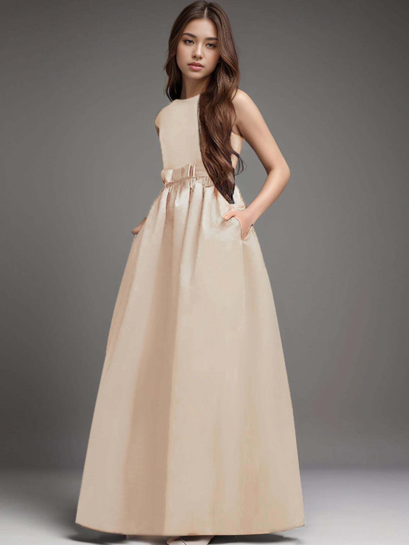 Robe à fleurs pour filles, pour fête de mariage, dos nu, décontractée, formelle, vêtements pour enfa