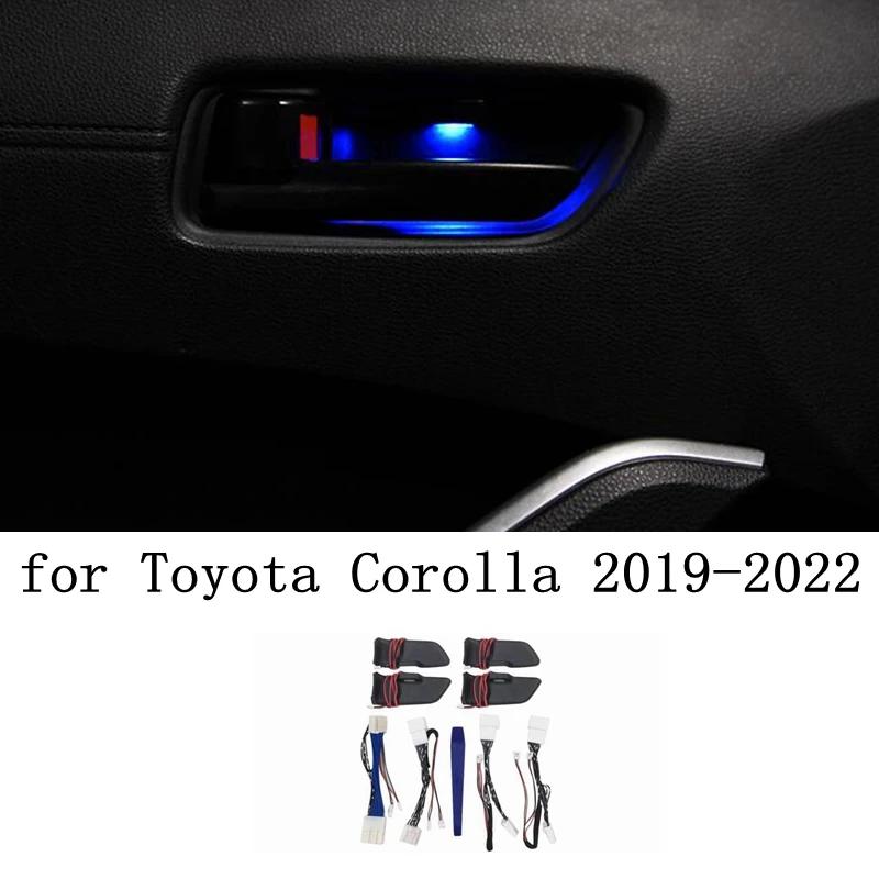 Pour Toyota Corolla 2019 2020 2021 2022 ​ Lumière d'ambiance d'accoudoir de bol de porte, lumière d'