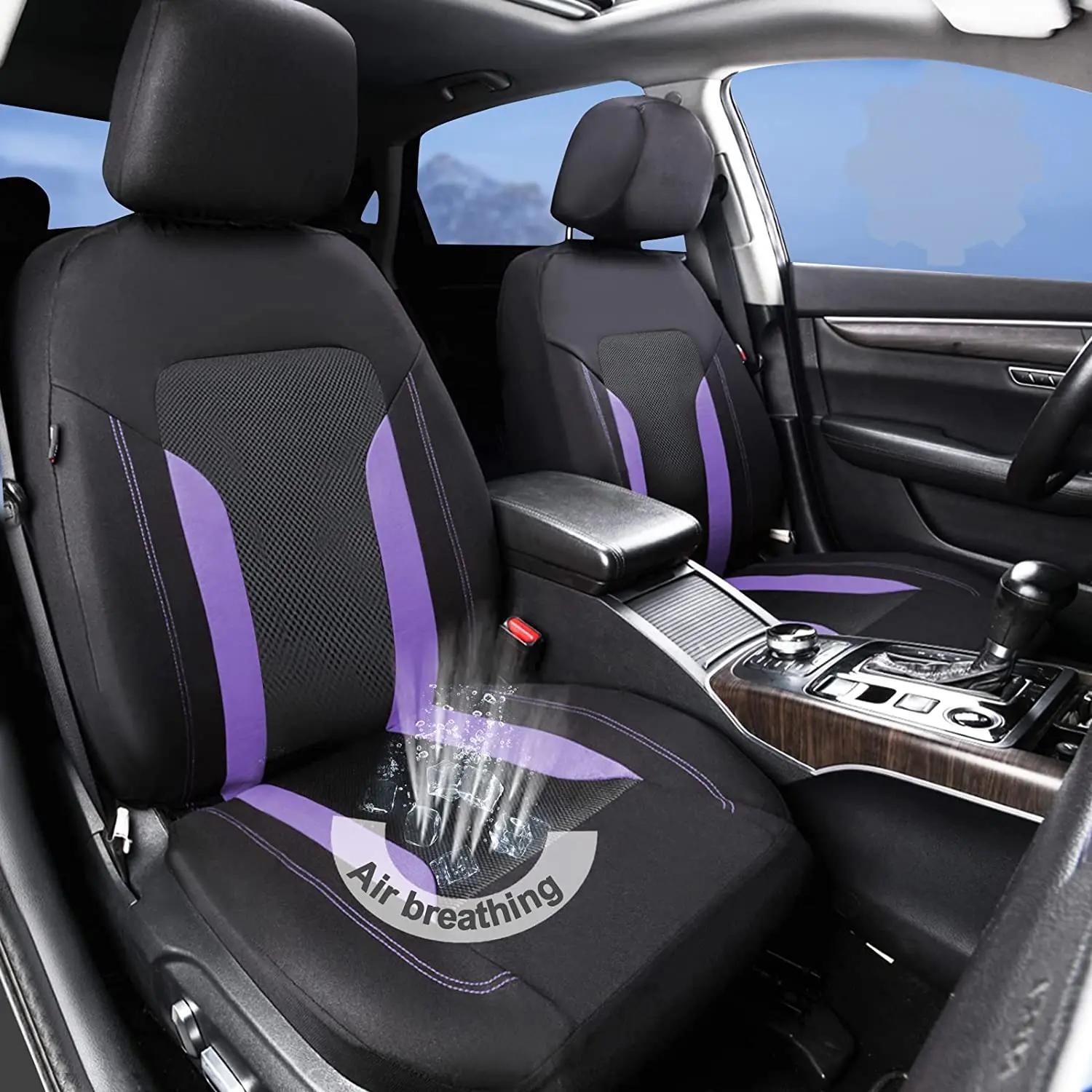 AUTO PLUS Housse de siège de Voiture en maille universelle, ensemble d'accessoires d'intérieur de Vo