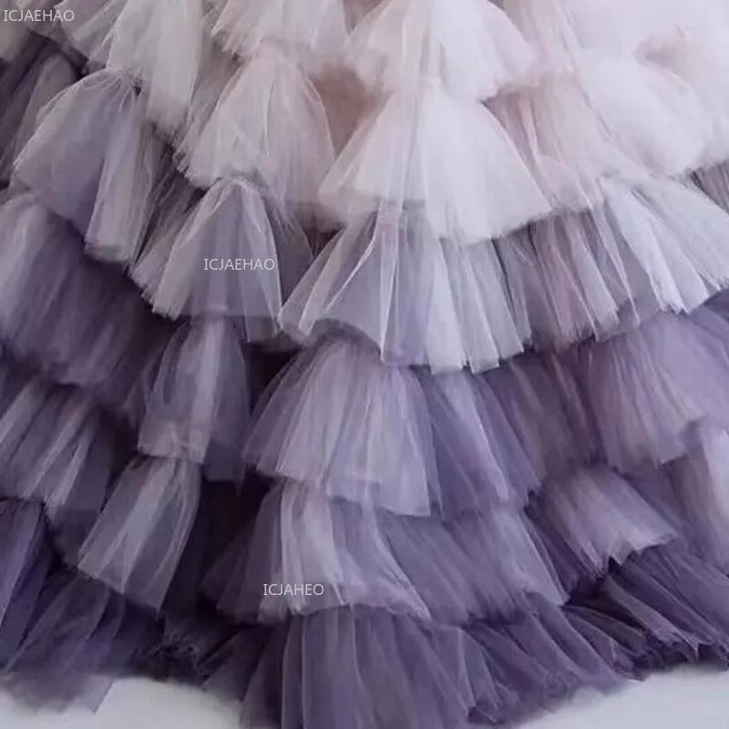 Robe Tutu asymétrique épaule dénudée pour enfants, robe Tutu pour filles à fleurs, fête d'anniversai