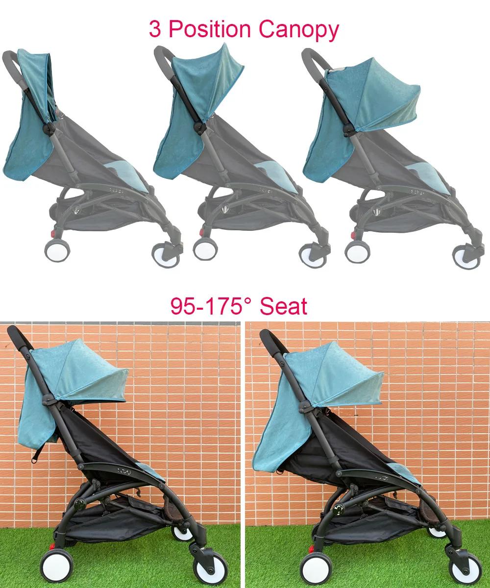 KID COLU ®   Accessoires de landau, auvent solaire étanche et coussin de siège de remplacement, Comp