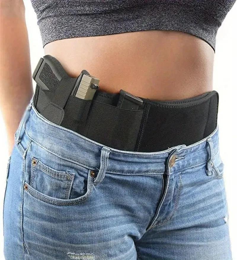 Ceinture de taille tactique pour hommes, pour transport dissimulé, étui pour pistolet de chasse/Fitn