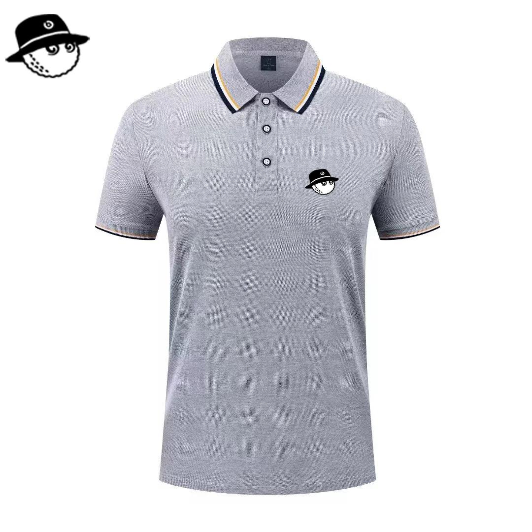 Polo pour homme, mode été, coupe slim, manches courtes, 100% polyester, décoration de poche factice,