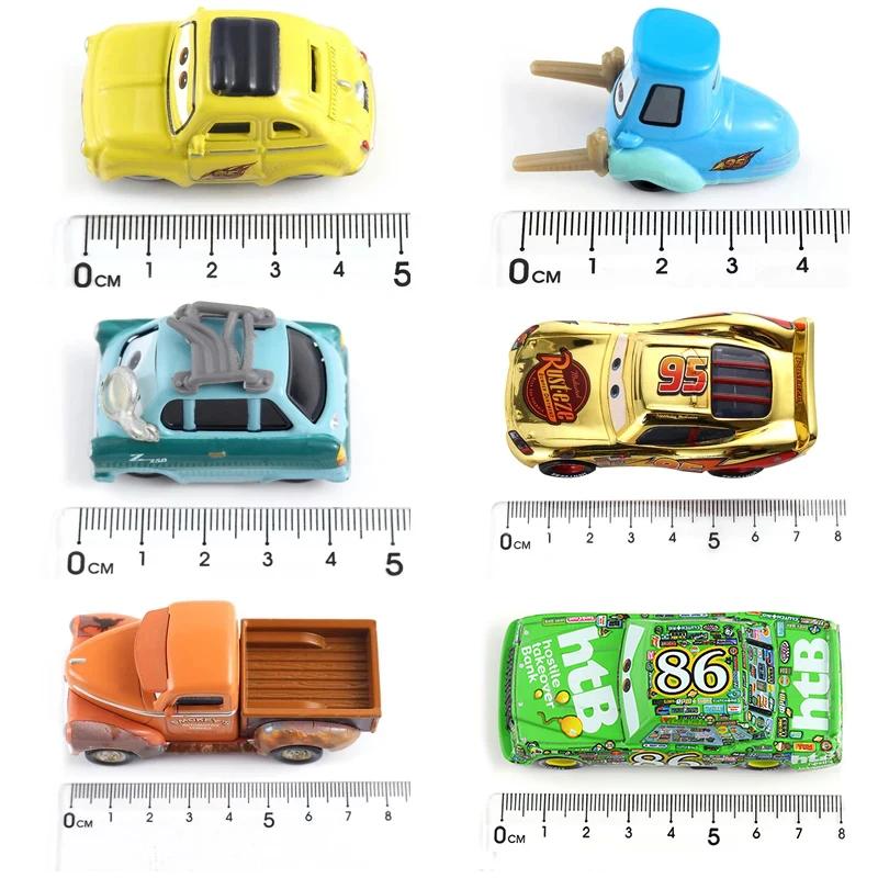 Voiture 2 Disney Pixar Cars 3 Mini Mater Hudson Fritter poussin Hicks avion foudre McQueen alliage m