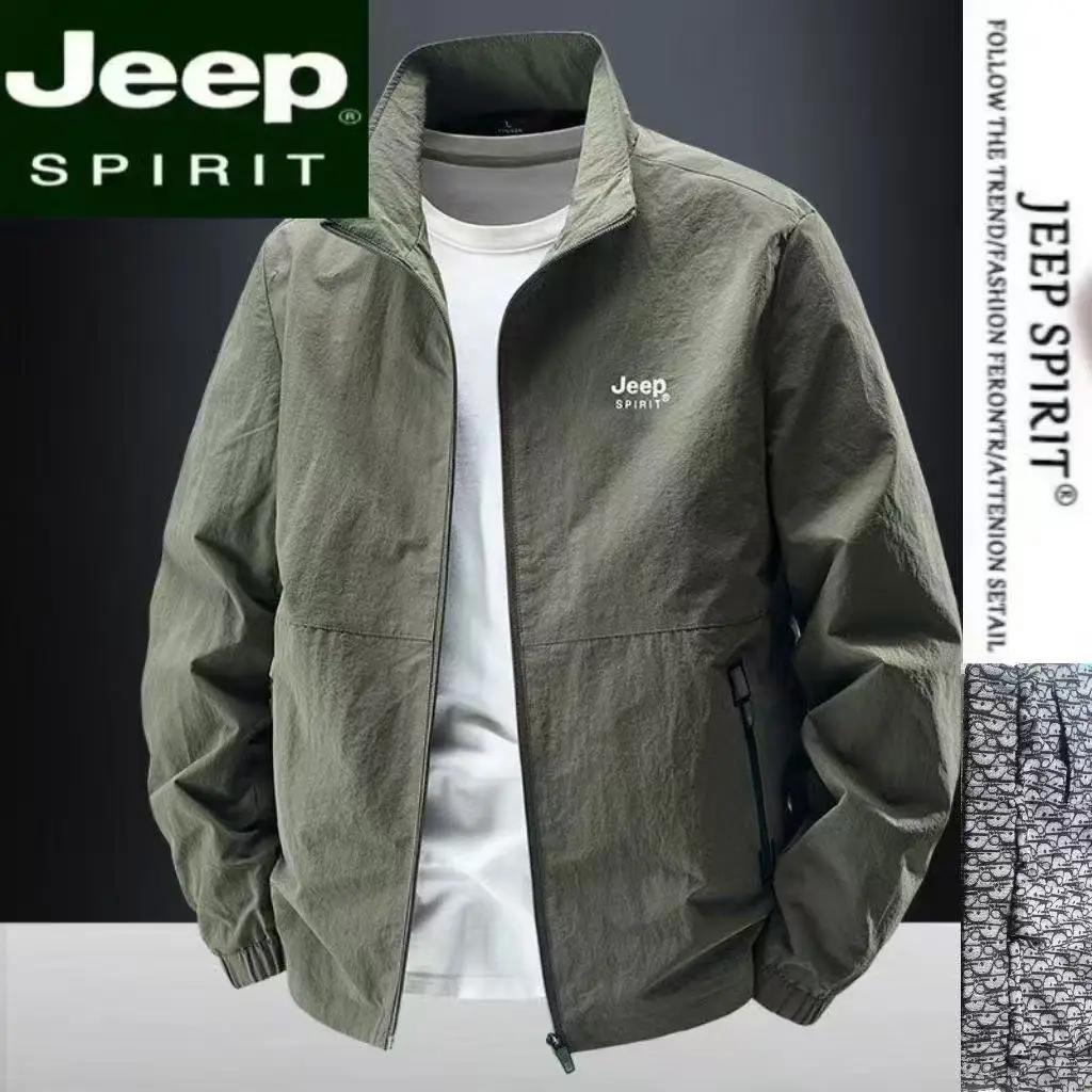Veste à col montant Jeep Spirit 2026, une tenue de travail décontractée grande taille, idéale pour l