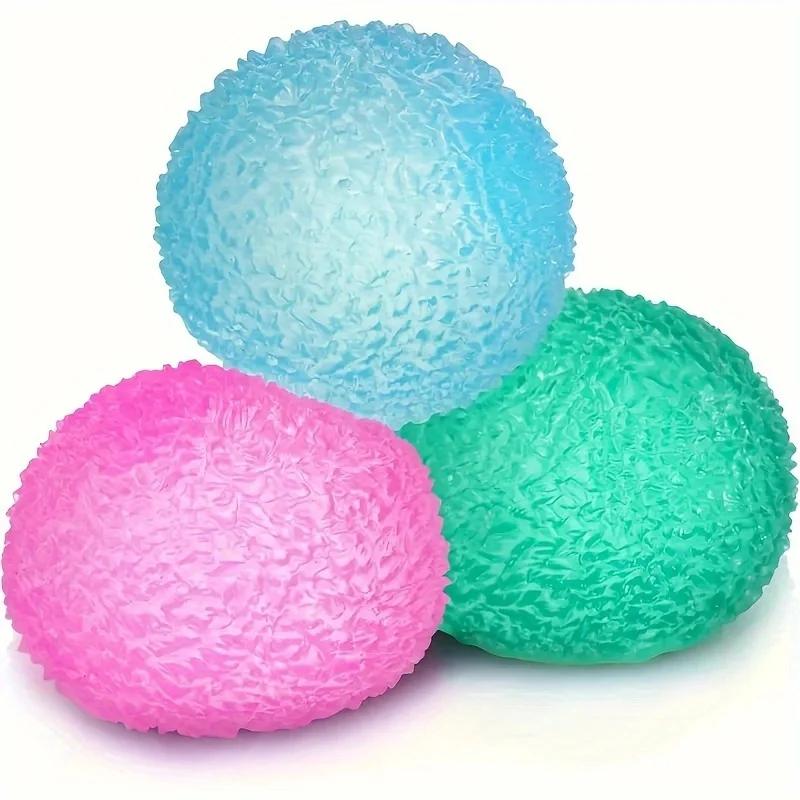 Boule de glace à Texture multicolore Squishy, jouet à presser pour enfants et adultes, jouets Pop Fi