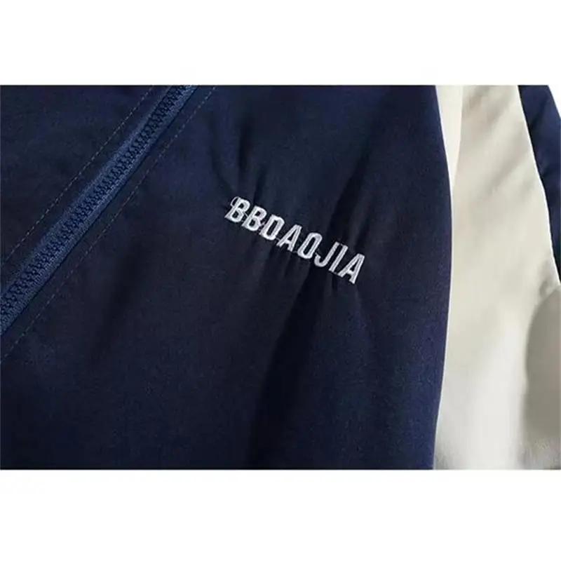 Veste Homme Rayée Réfléchissante 2026 – Manteau Streetwear Hip Hop Zippé Coupe-Vent Harajuku Léger S