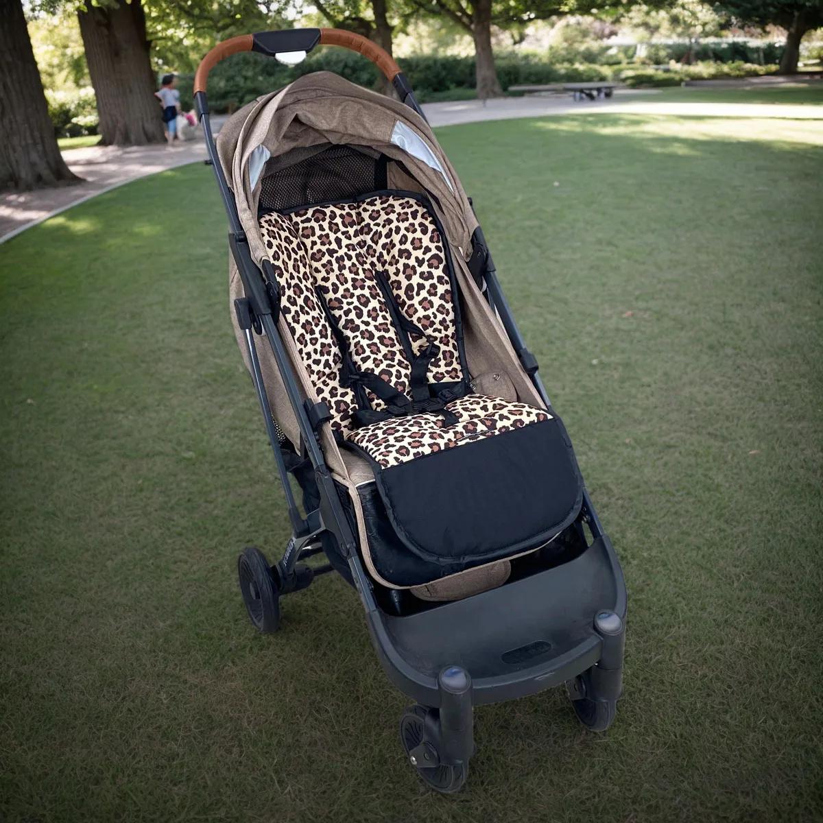 Coussin siège poussette universel bébé - Matelas doux chariot voiture chaise haute confort
