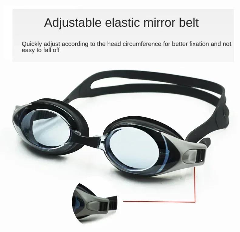 Lunettes de natation pour hypermétropie, avec Spray Anti-buée, pour enfants et adultes, ensemble de 