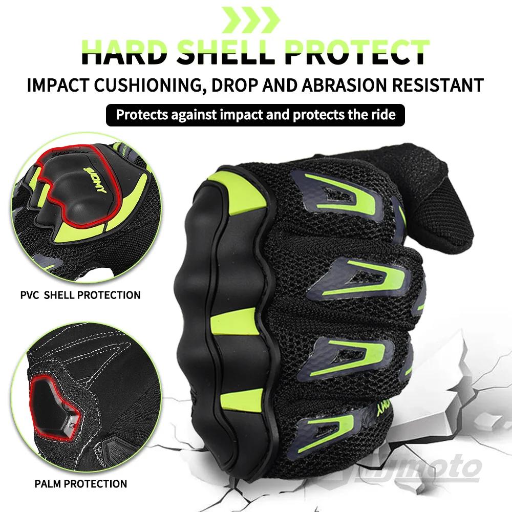 Suomy gants de Moto été maille respirant gants de Moto hommes femmes écran tactile gants de Motocros