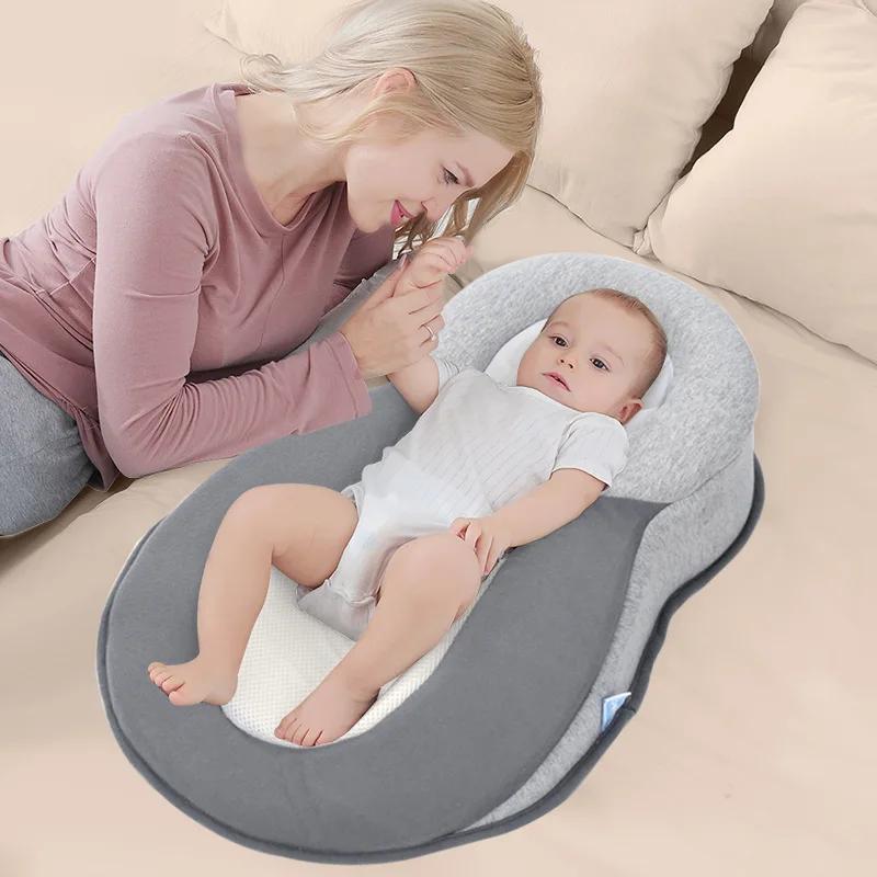 Oreiller Anti-reflux pour nouveau-nés - Pente ergonomique pour alimentation et sommeil sécurisé