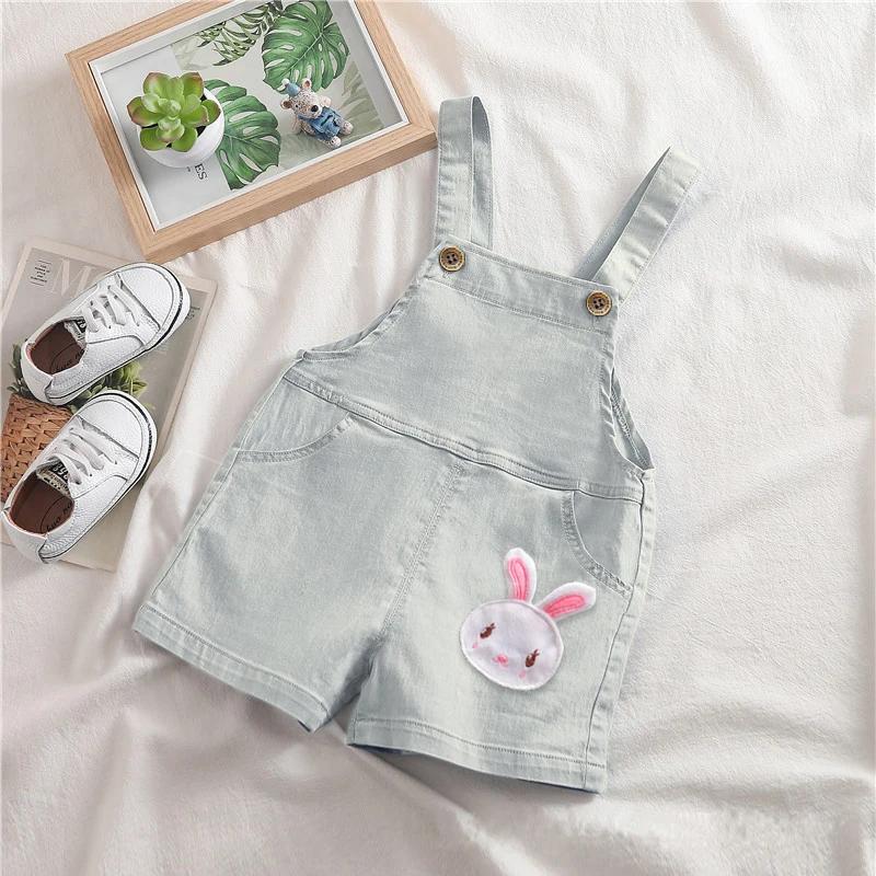 IENENS été enfants bébé garçons pull pantalon Denim vêtements Shorts jean salopette enfant en bas âg