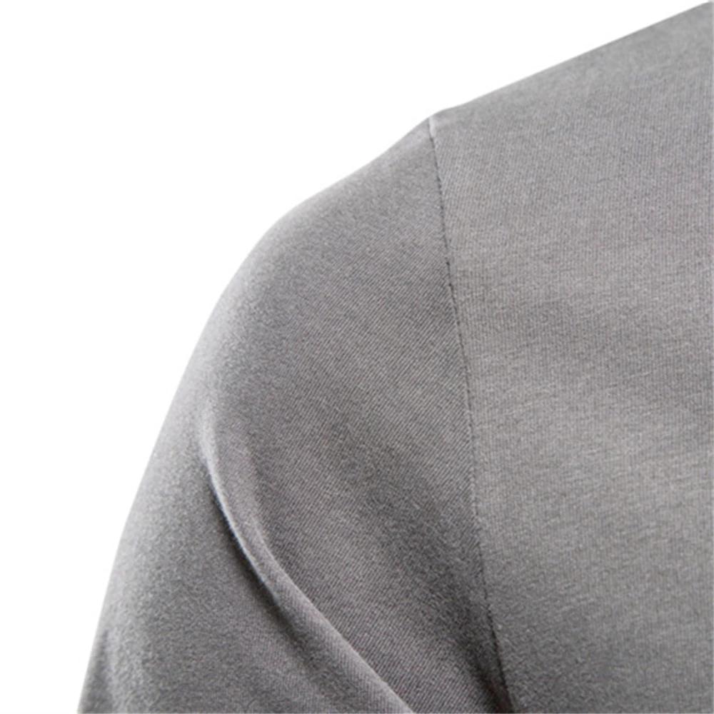 100% Coton t-shirt à manches longues pour hommes T-shirts décontractés pour hommes à printemps solid